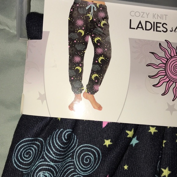 Ladies sleep jogger pajama pant sun & moon 2X new - Picture 3 of 4